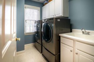 Photo of a laundry room, a common place for rodent activity - for the best rodent control look to Done Right Pest Solutions.
