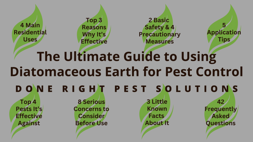 Blog graphic for the Ultimate Guide to Using Diatomaceous Earth for Pest Control blog post